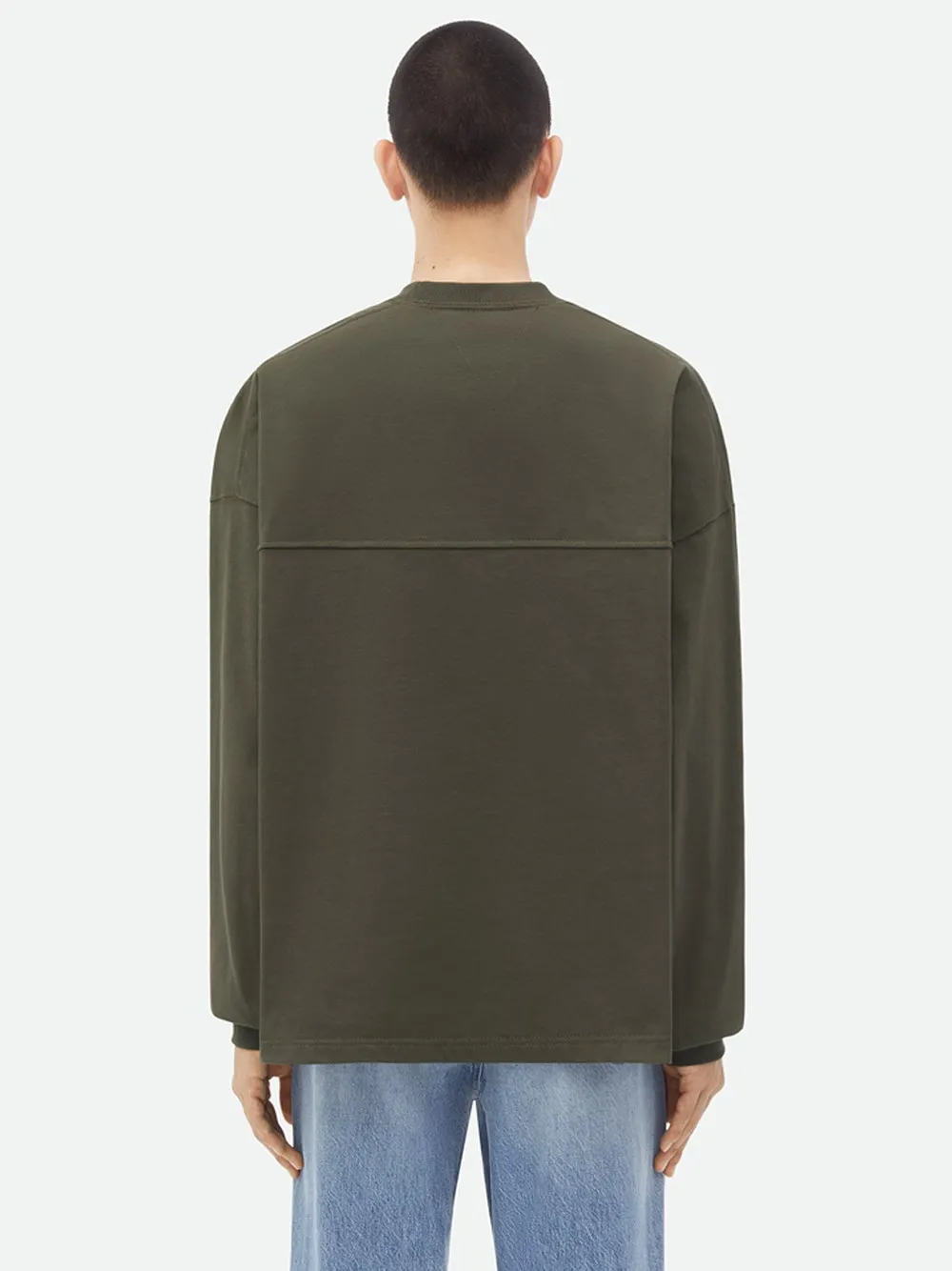 T-shirt oversize a maniche lunghe