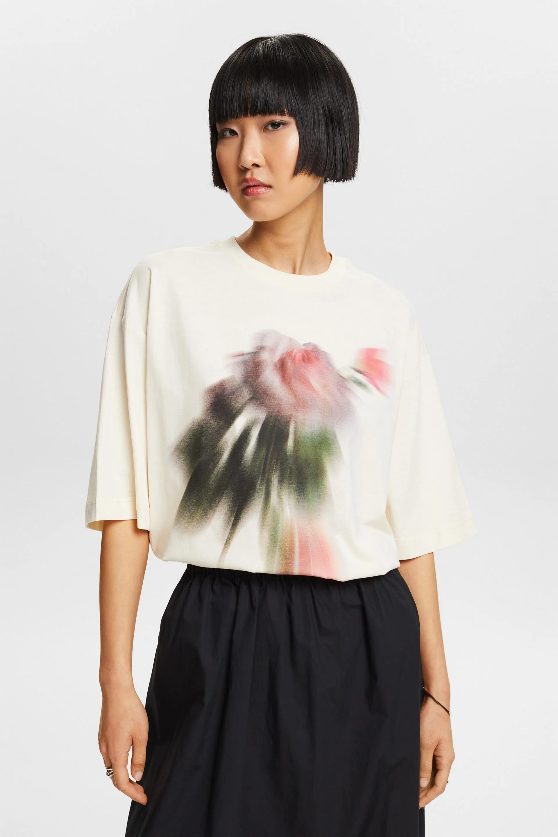 T-shirt oversize con stampa grafica