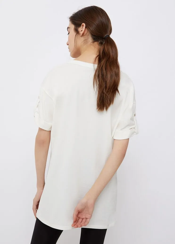 T-shirt oversize ecosostenibile liu jo