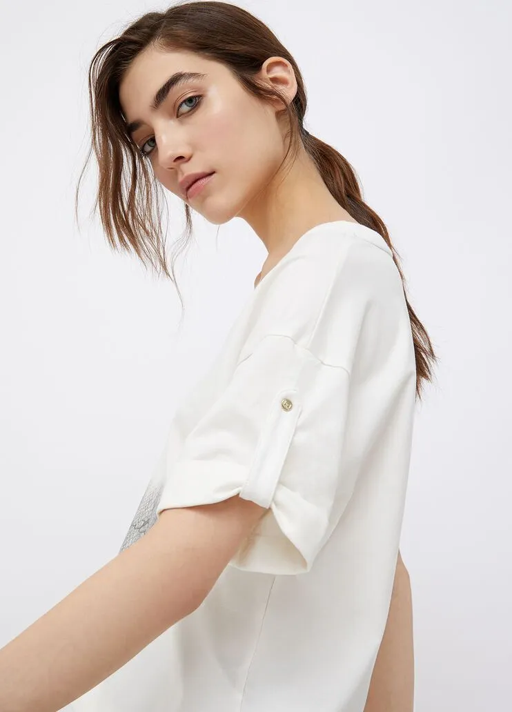 T-shirt oversize ecosostenibile liu jo