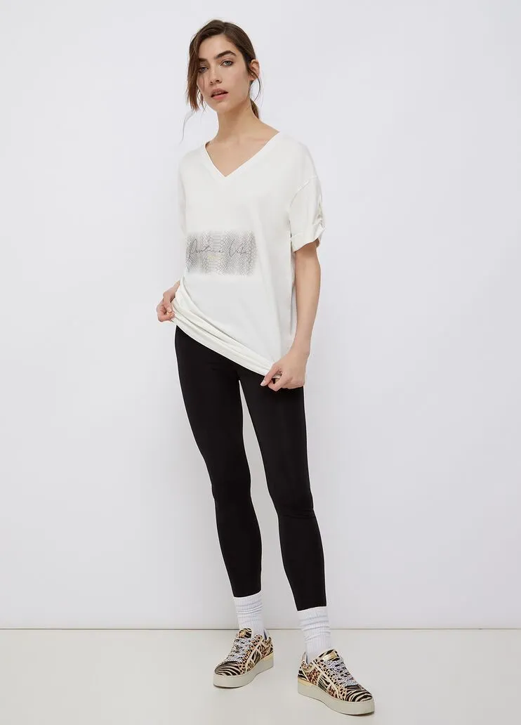 T-shirt oversize ecosostenibile liu jo