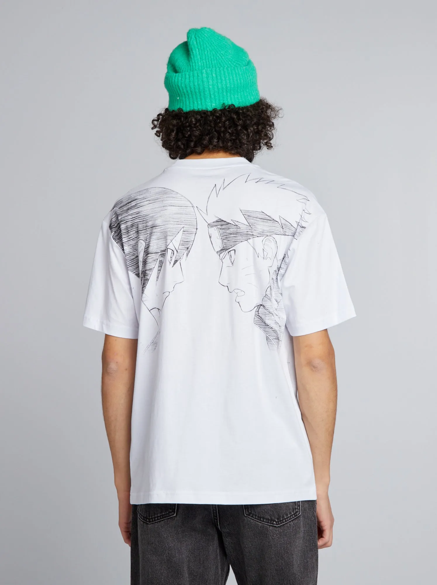 T-shirt oversize 'Naruto' - BIANCO