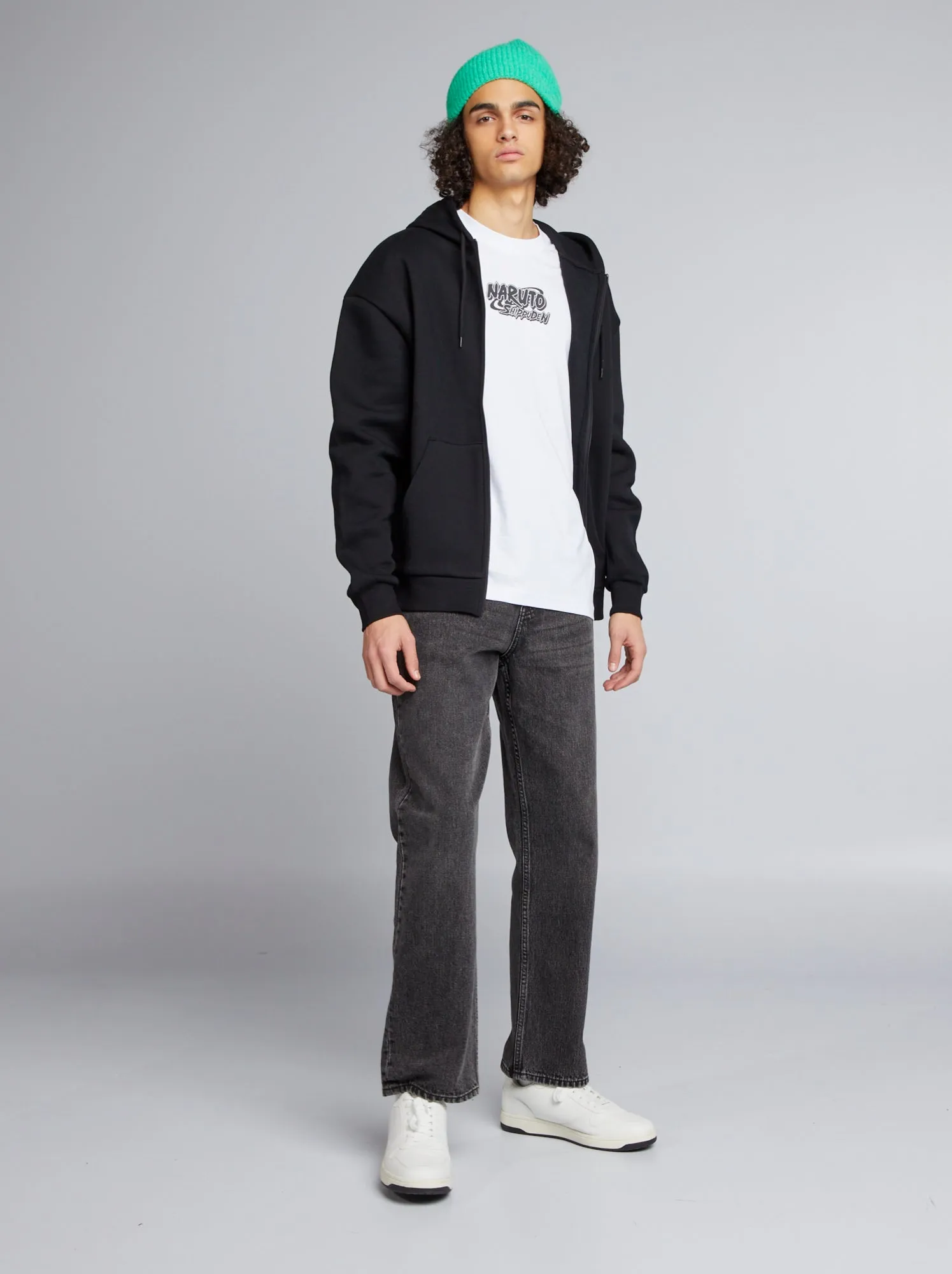 T-shirt oversize 'Naruto' - BIANCO