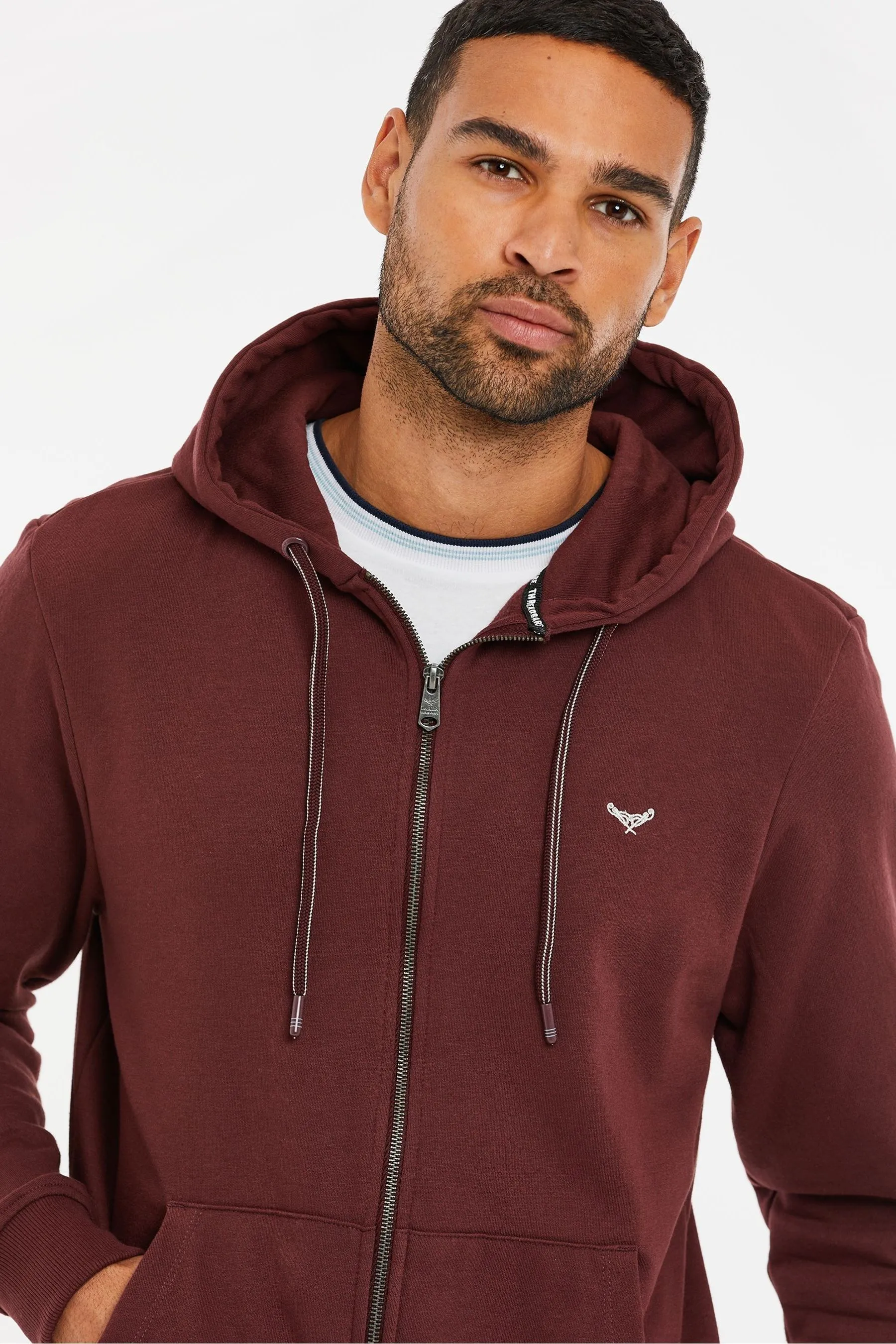 Threadbare - Felpa con cappuccio e zip