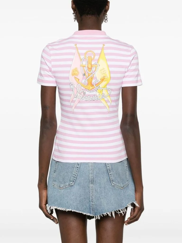 versace T-shirt a righe