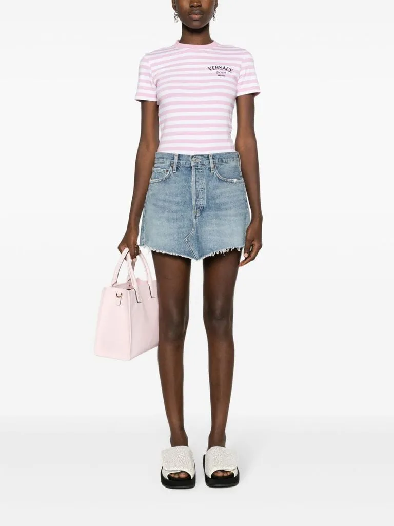 versace T-shirt a righe