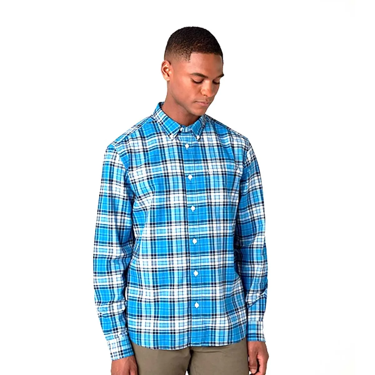 Wrangler camicia manica lunga uomo blu parisian